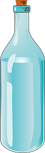 Bottle with cork