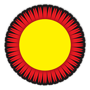 Cercular sun glass coaster 