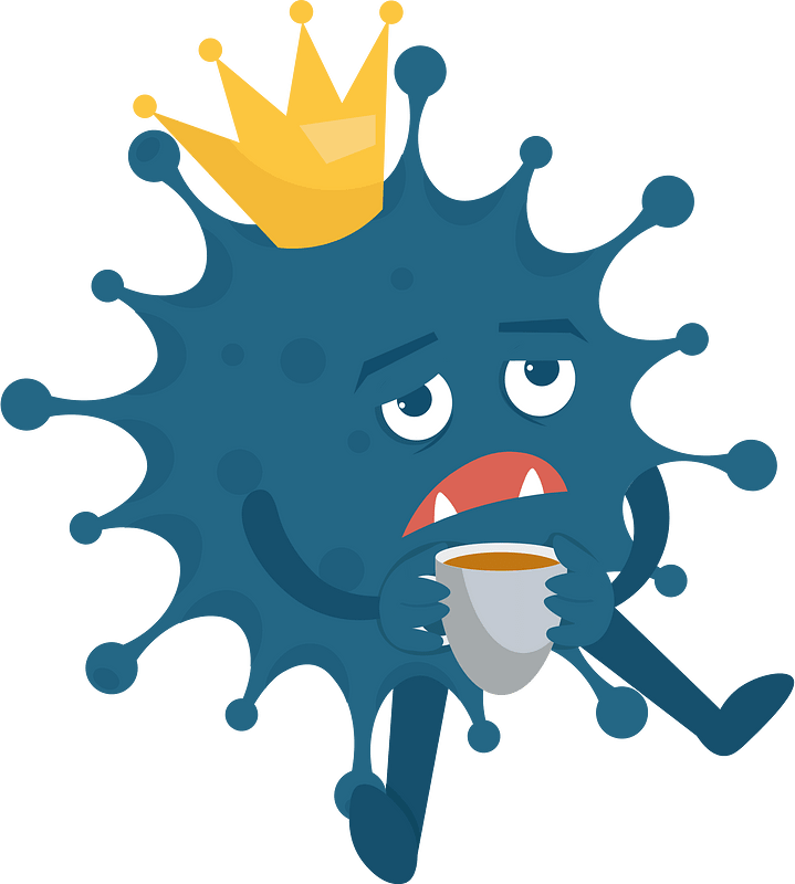 Coronavirus character 