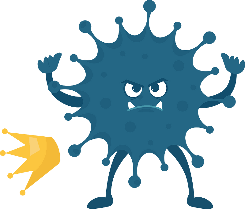 Coronavirus character 