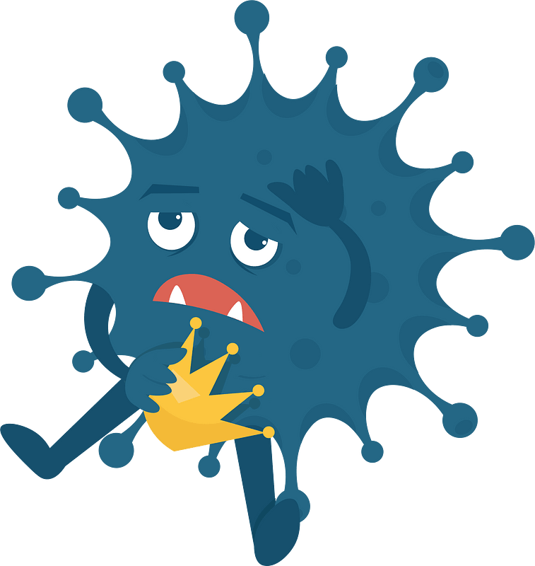 Coronavirus character 