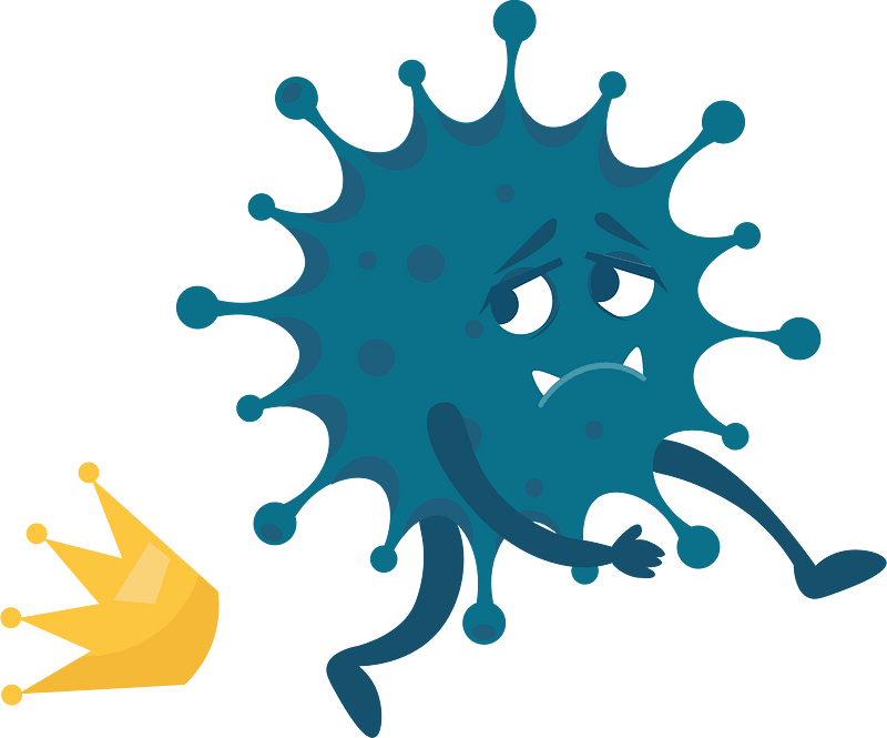 Coronavirus character 