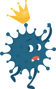 Coronavirus character 