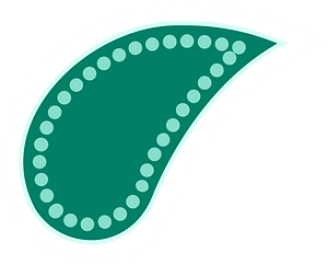 Green paisley 