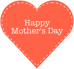 Happy mother's day heart