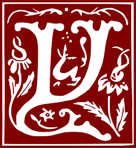 Ornamental Alphabet 16th Century Letter Y