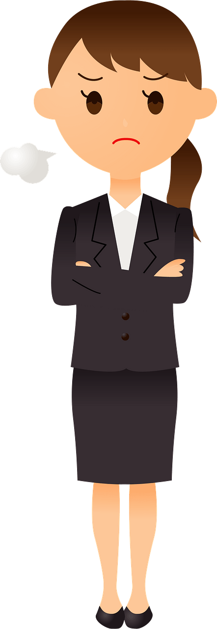 (Simone) Businesswoman is Angry