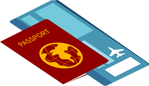 Airline Ticket and Passport