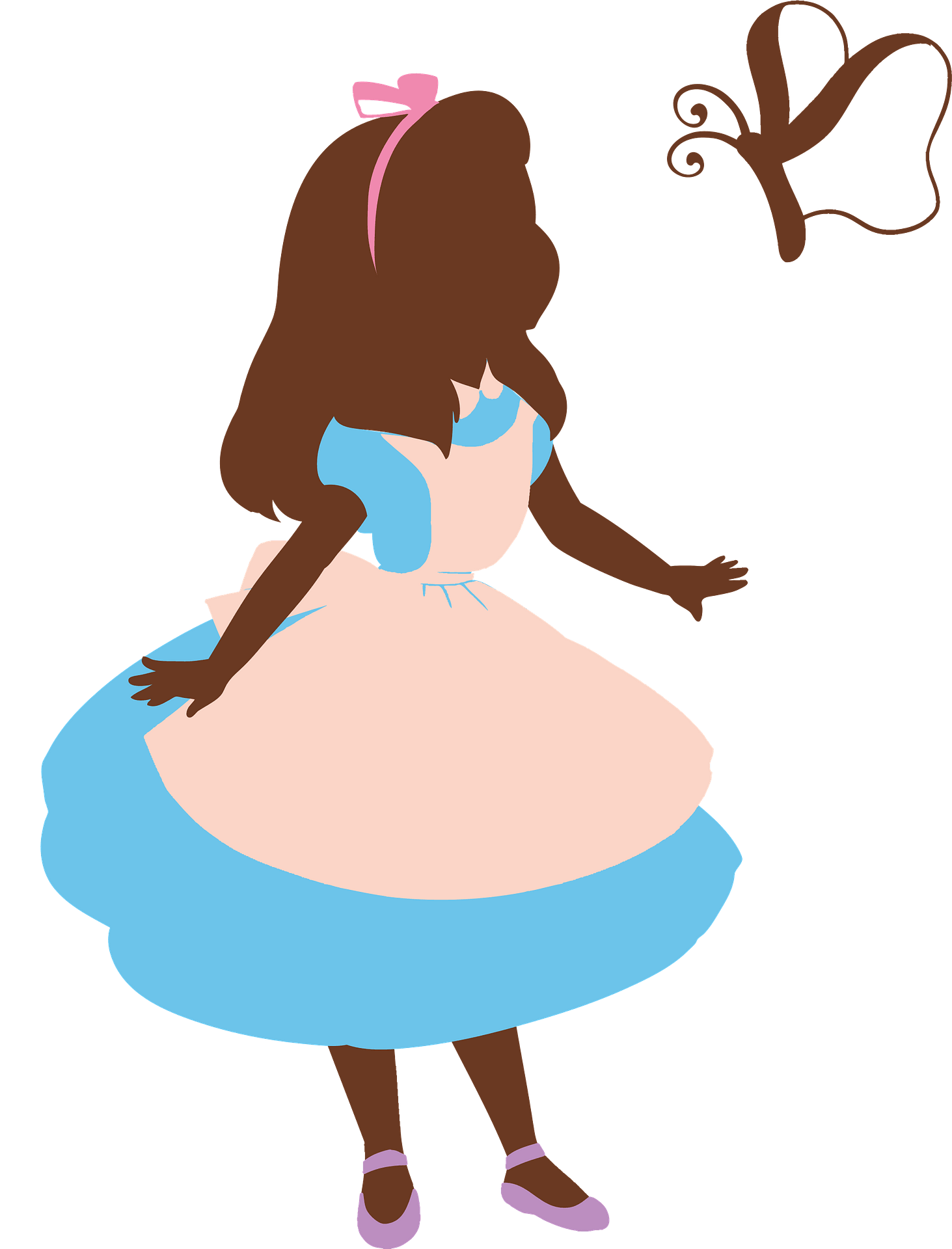 Alice's Adventures in Wonderland - Free vector clipart