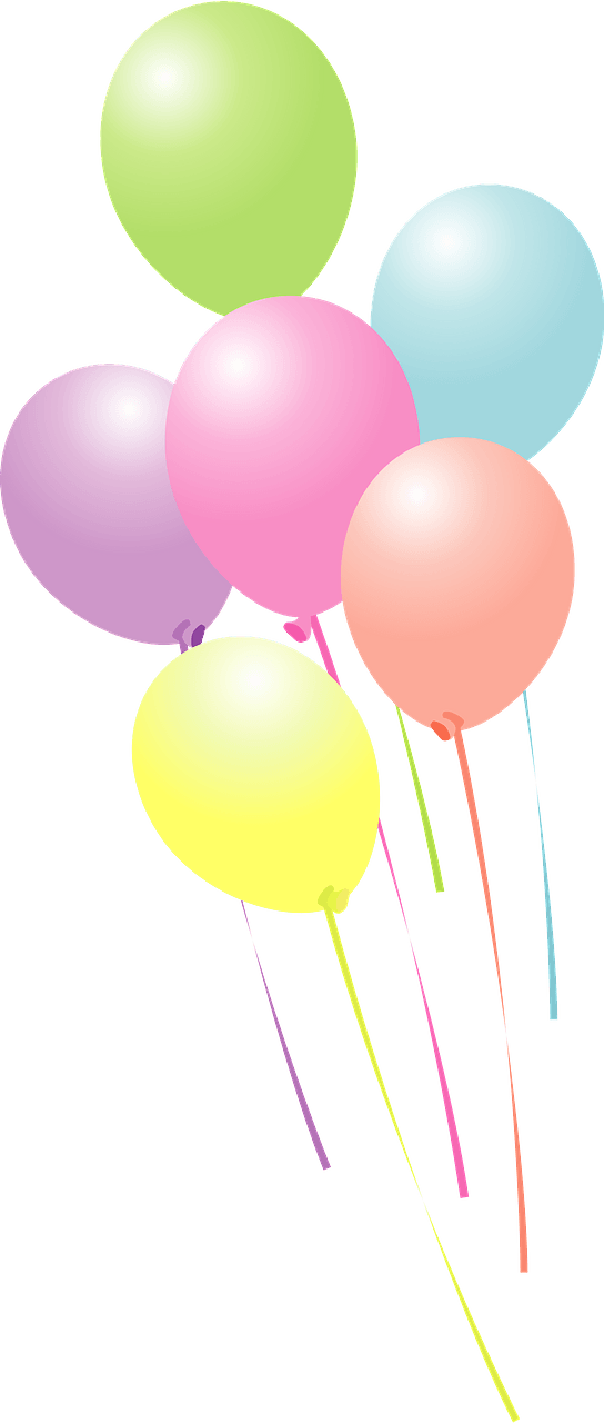Rainbow of Balloons