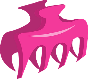 Pink Butterfly Hair Clip