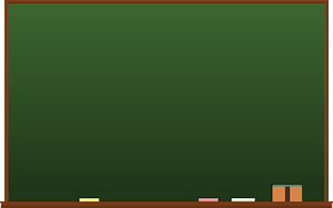 Blackboard in a School Classroom
