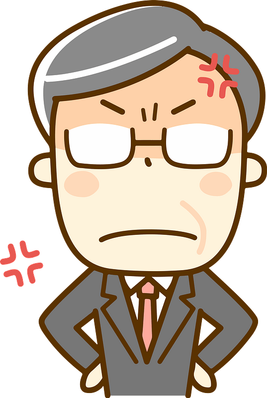 (Adam) Boss Businessman is Angry