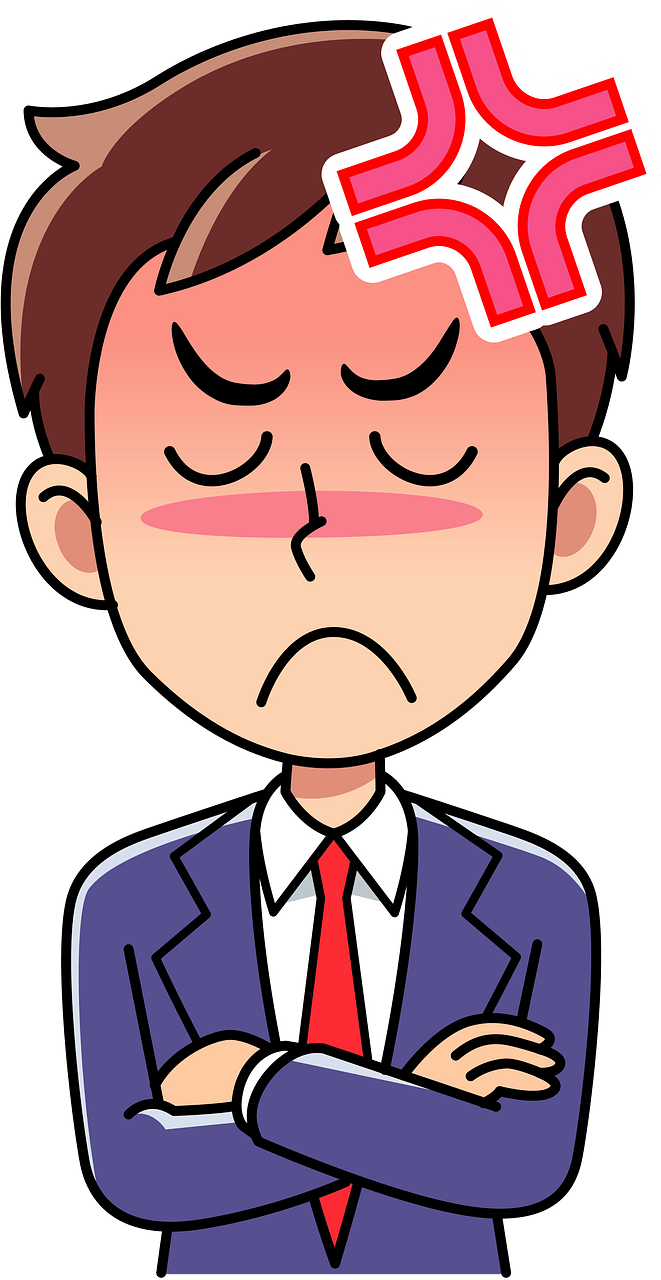 (Charlie) Businessman is Angry