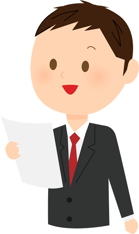 (Andrew) Businessman is Reading a Document