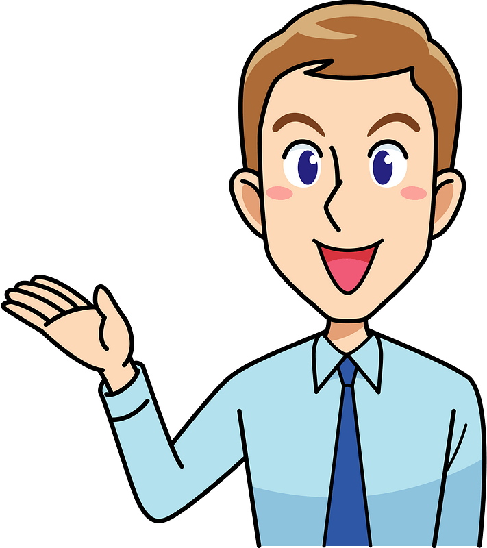 Businessman Acting as a Guide