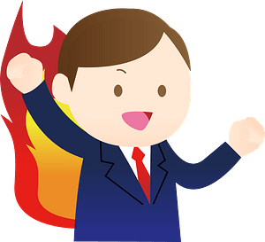 (Jerry) Businessman is Giving Motivation