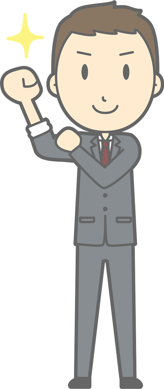 (Nathan) Businessman is Pumped up