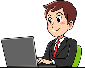 (Charlie) Businessman is Working