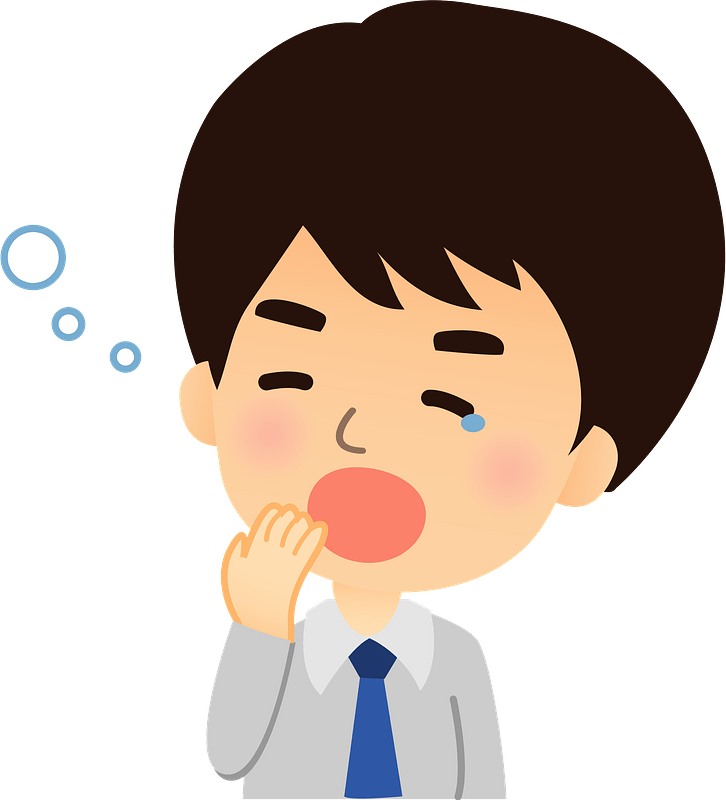 (Doug) Businessman is Yawning