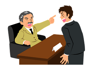Businessman Fires Employee
