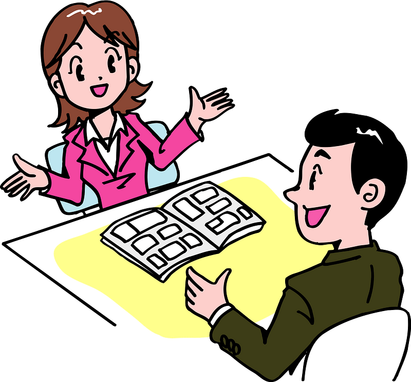 Businesswoman and Businesswoman are  Explaining