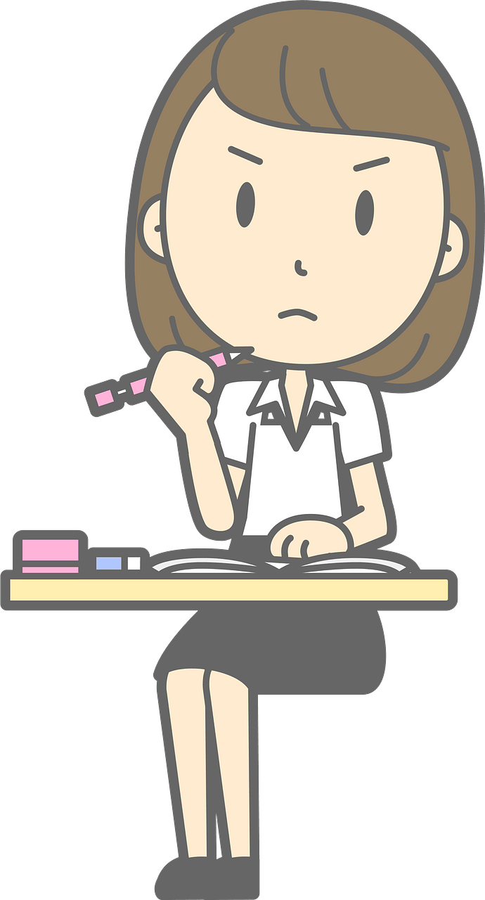 (Lenore) Businesswoman is Studying