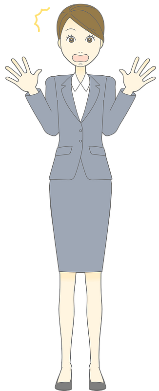 (Julie) Businesswoman is Surprised