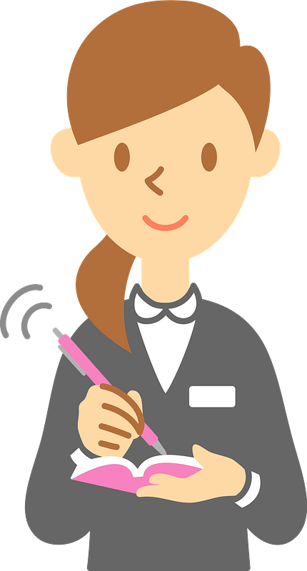 (Belinda) Businesswoman is Writing a Note