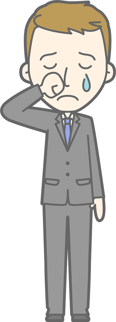 (Kevin) Businessman is Crying