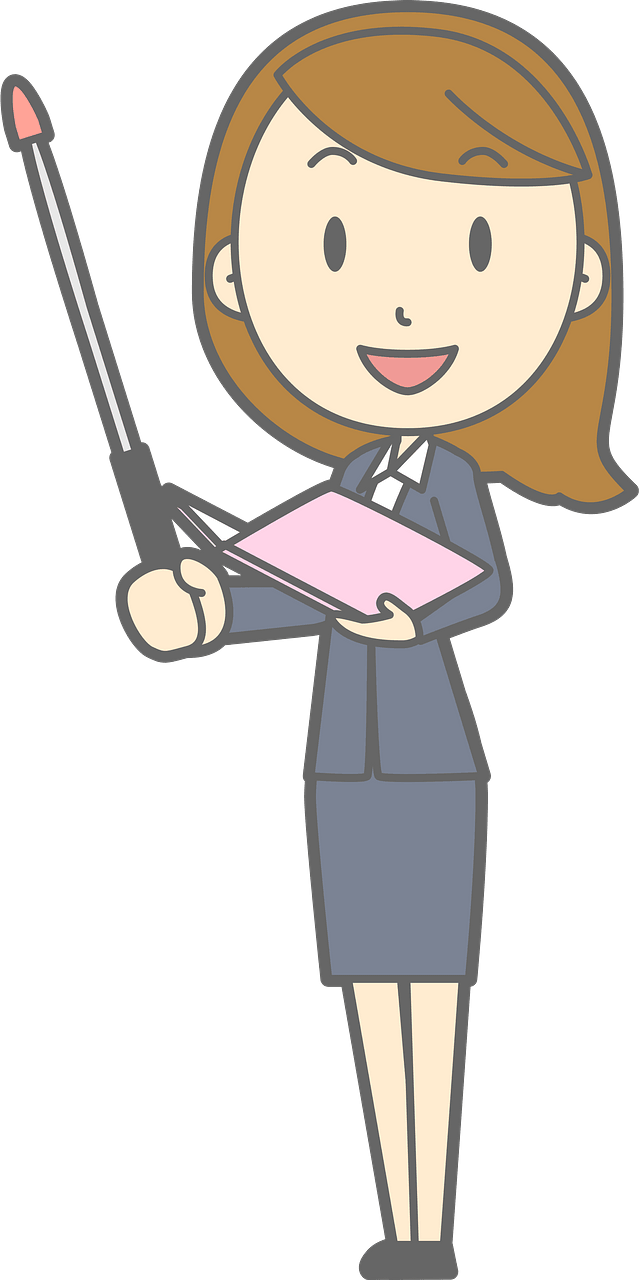 (Lenore) Businesswoman is Giving a Presentation
