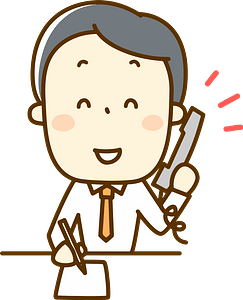 (James) Businessman is Talking on the Telephone