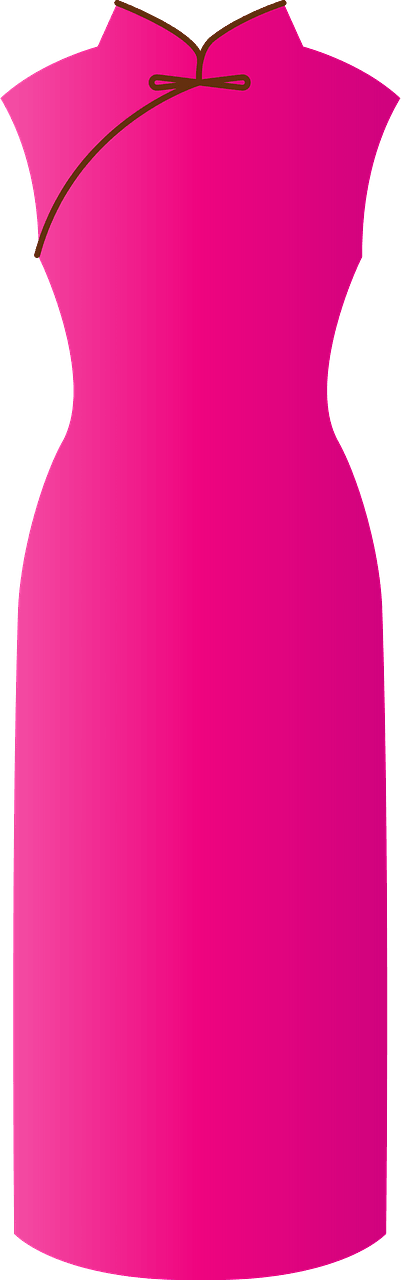 Cheongsam - Pink Chinese Form-Fitting Dress