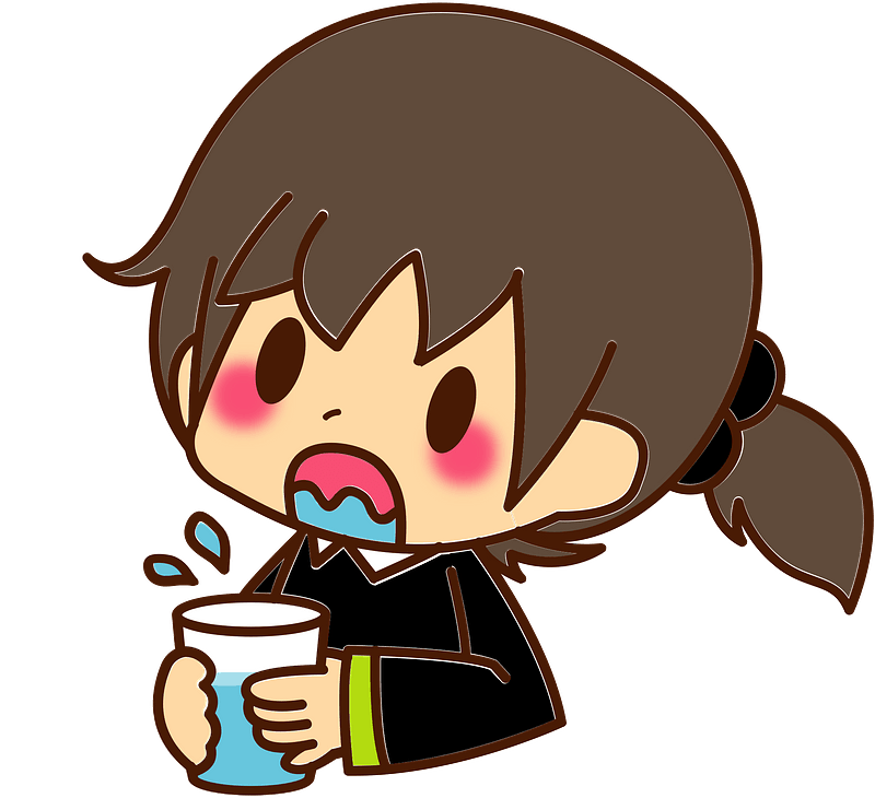 Girl is Gargling