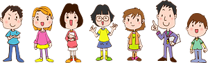 A Line of Children
