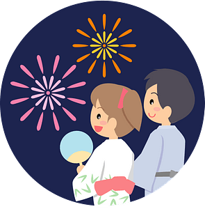 Couple is Watching Fireworks