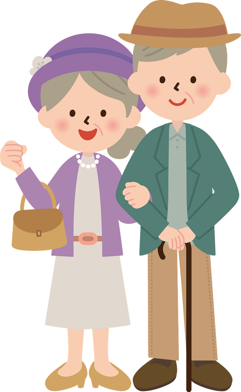 (Henry and Esther) Couple Grandfather and Grandmother