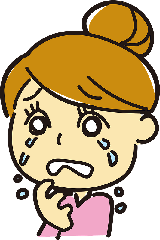 Woman is Crying Tears