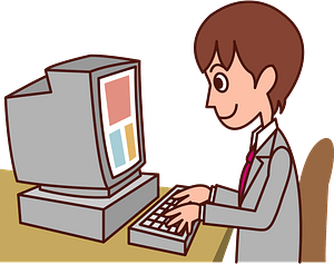 Businessman Working at His Desk