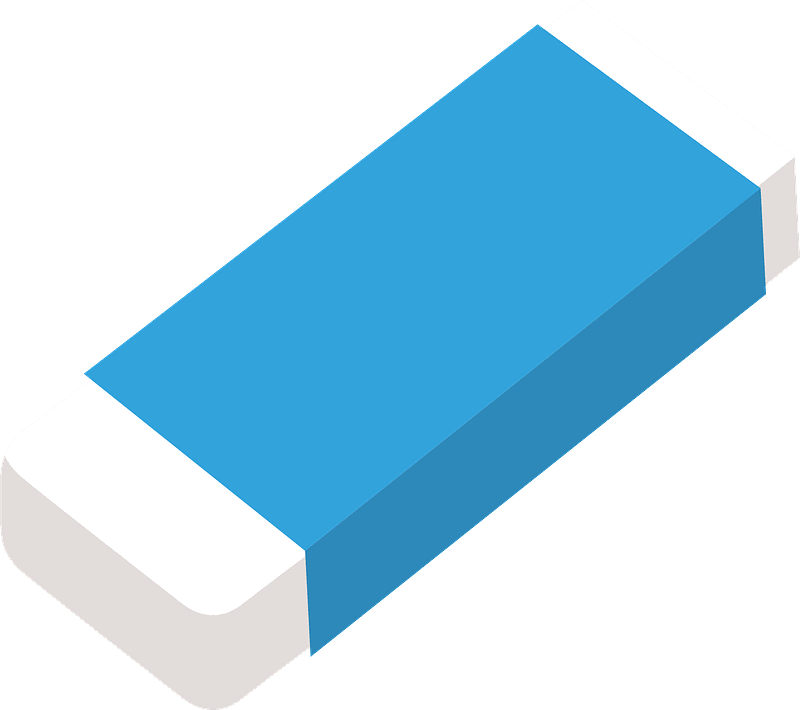 White Rubber Eraser