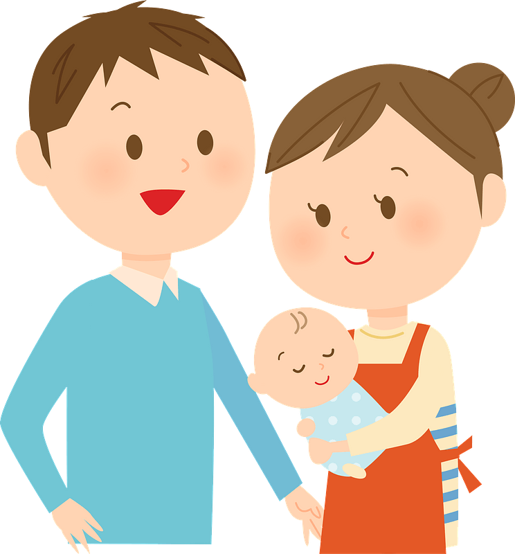 Family - Father, Mother, and Baby