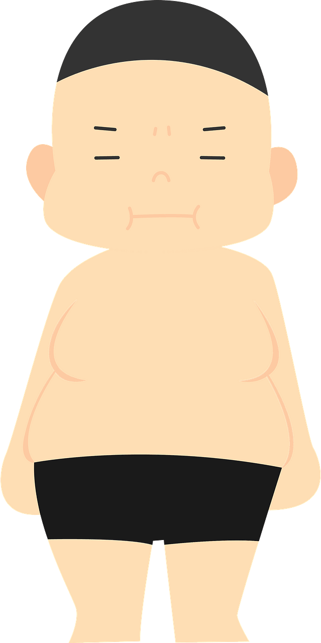 太った男性