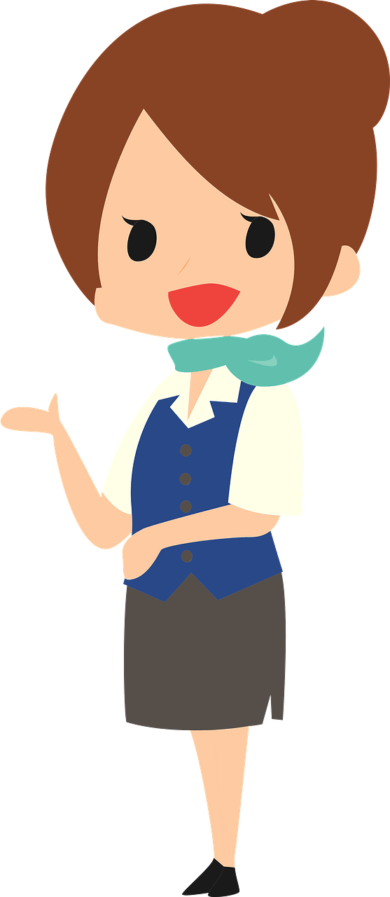 Flight Attendant Woman