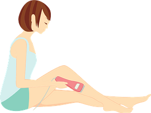Girl is Doing Hair Removal