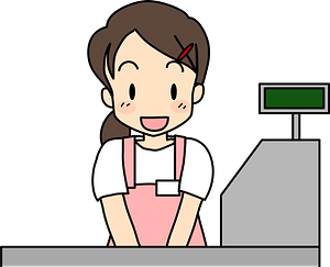 Girl is Working a Part Time Job