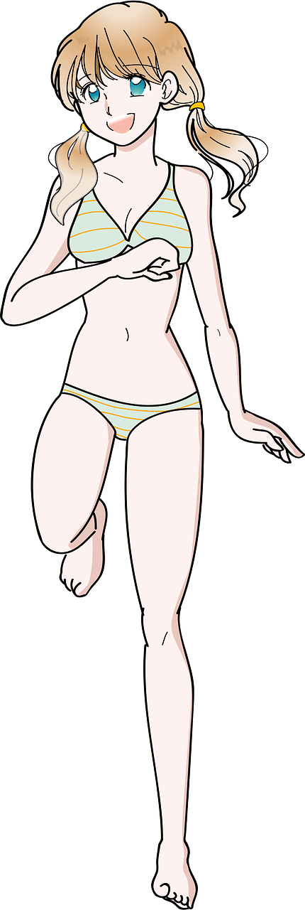 Girl in Swimwear Bikini