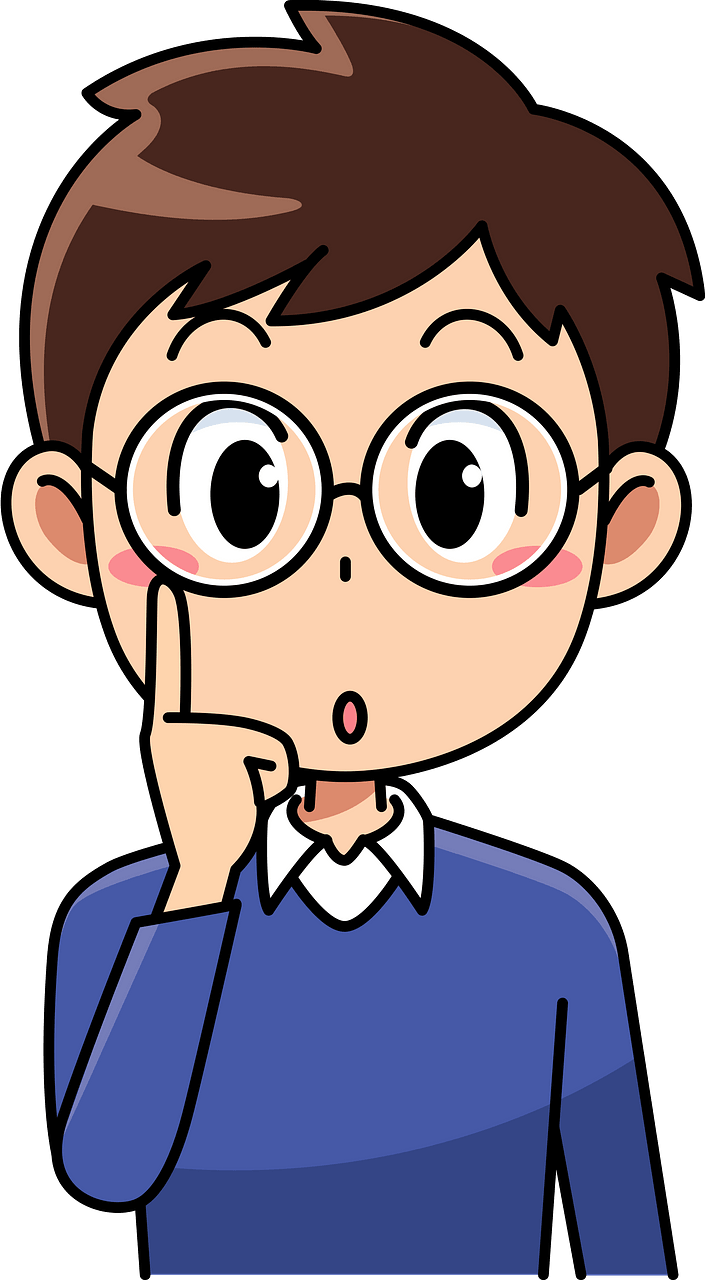 Glasses Boy Has an Idea