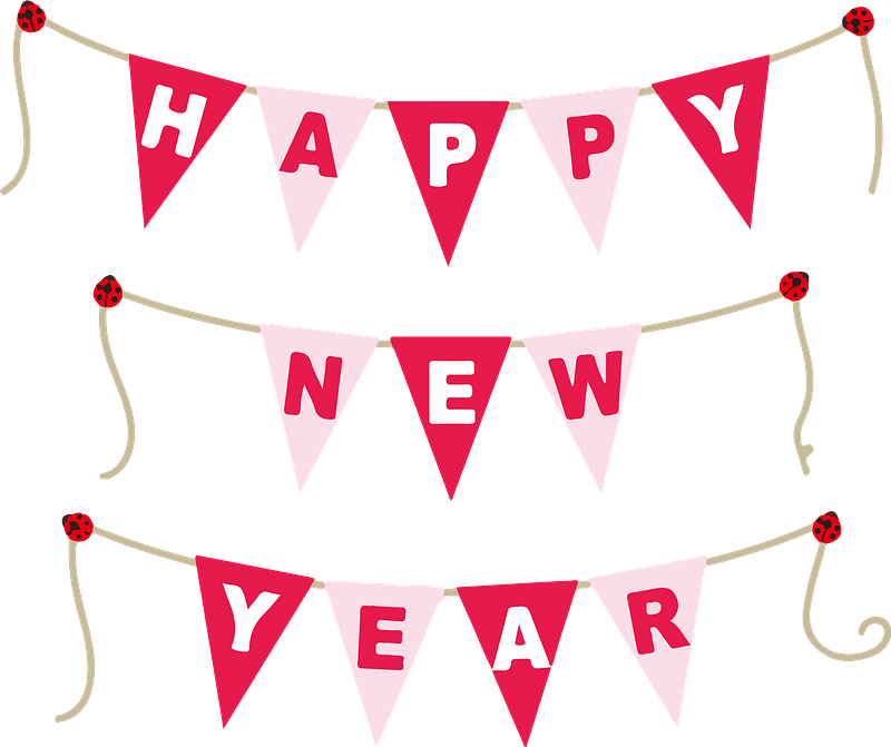 Happy New Year Garland