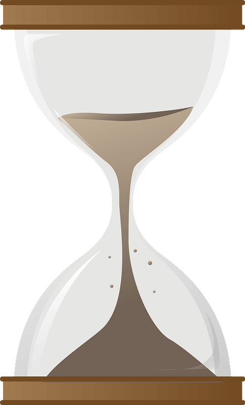 Hourglass with Sand
