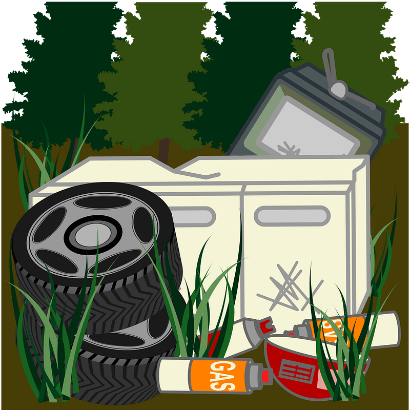 Illegal Waste Dumping Site